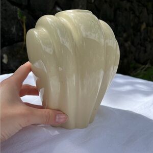 Cream vintage vase